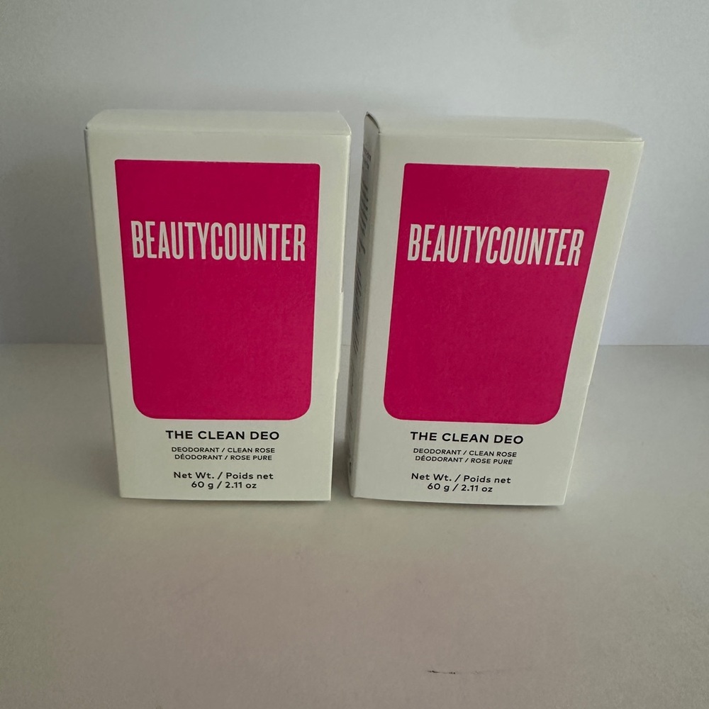 Beautycounter • Set of 2 The Clean Deo Deodorant Clean Rose Scent